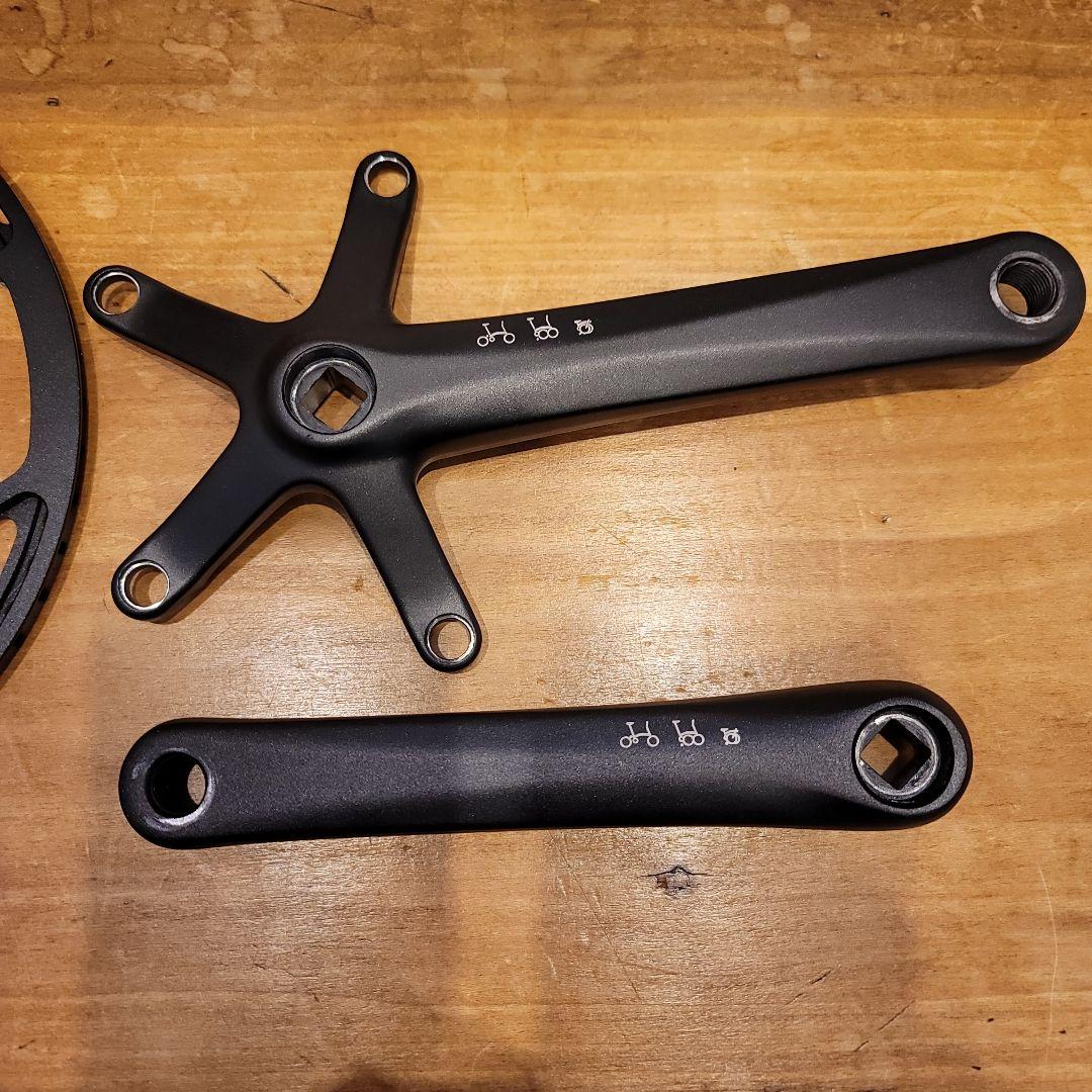 ブロンプトンの純正クランク中古とチェーンリング53T