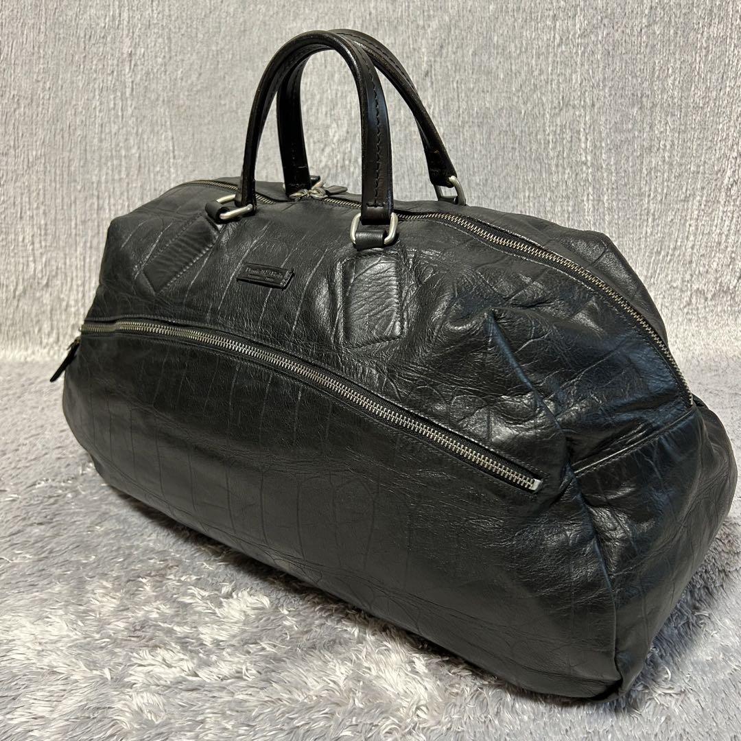 Daniel&Bob ダニエルアンドボブ　レザーボストン　ボストンバッグ　黒