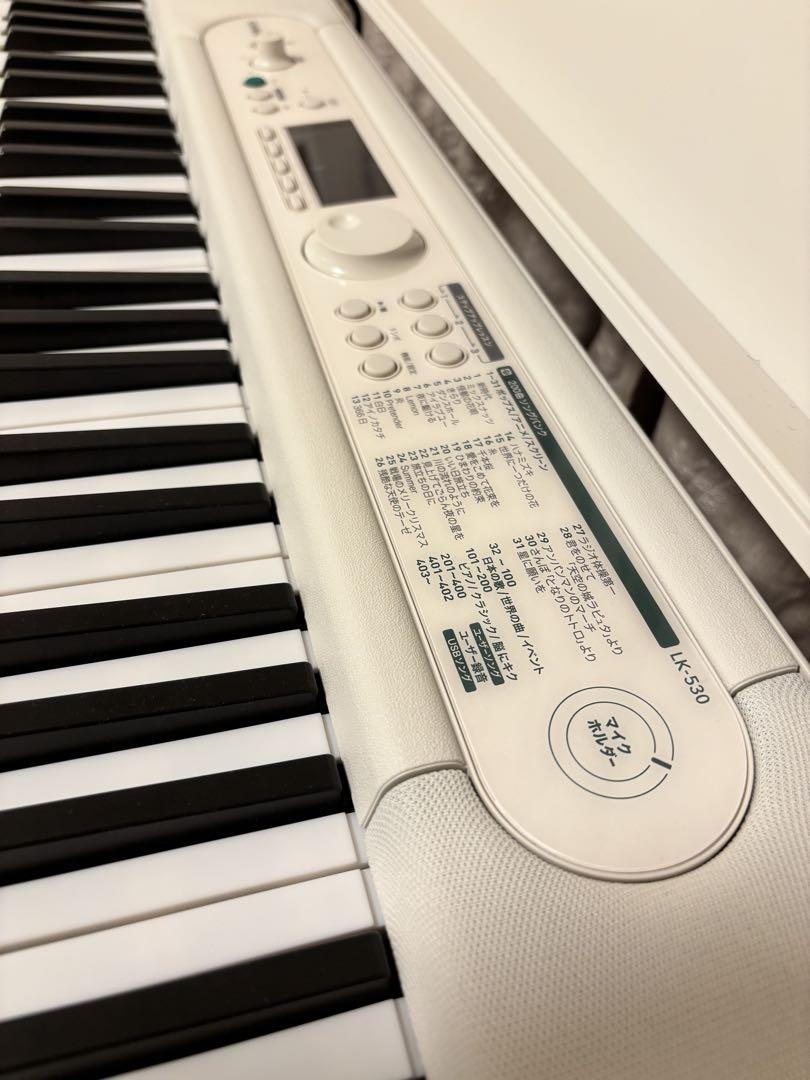 女の子向けプレゼント集結 引き取り限定】CASIO 光ナビゲーションキーボード LK-530 楽器・機材 鍵盤楽器
