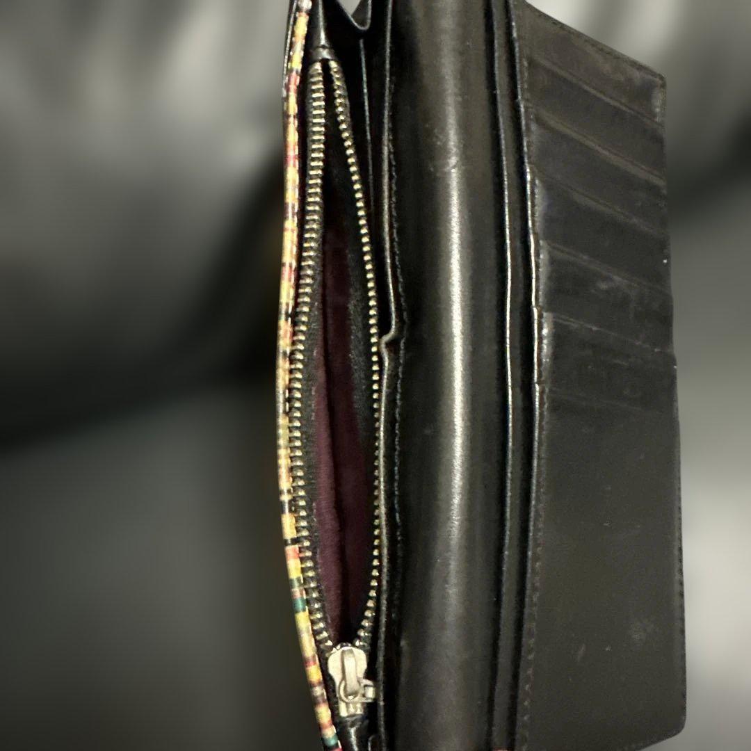 Paul Smith ブラック レザー 長財布 - メルカリ