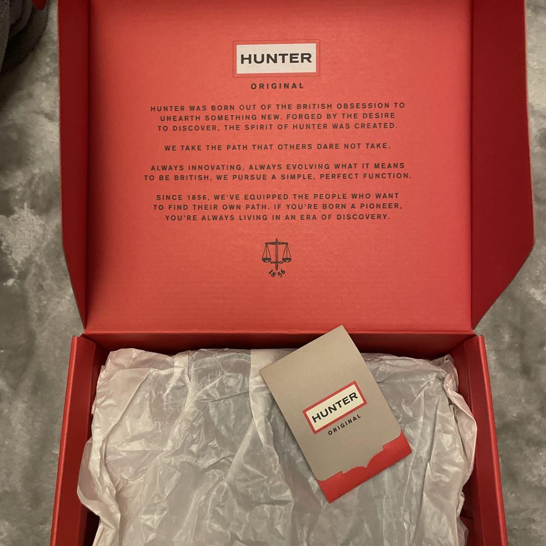 HUNTER ショートレインブーツ　23.5〜24.0