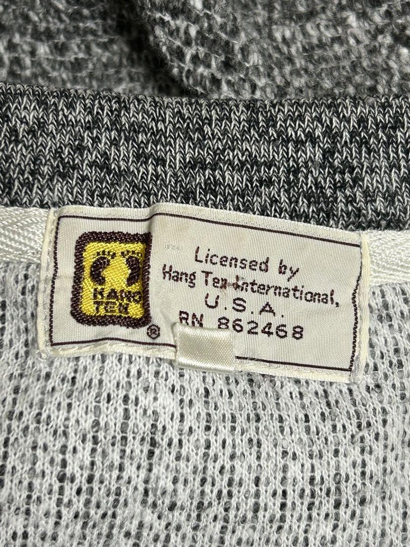 【レア】70's HANG TENアシンメトリー切り替え霜降り Sweat