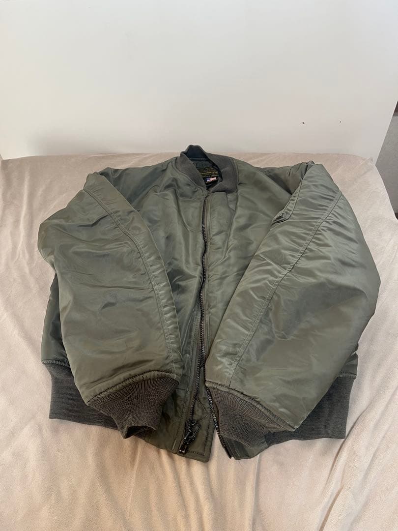 AVIREX MA-1 フライトジャケット Lサイズ オリーブグリーン