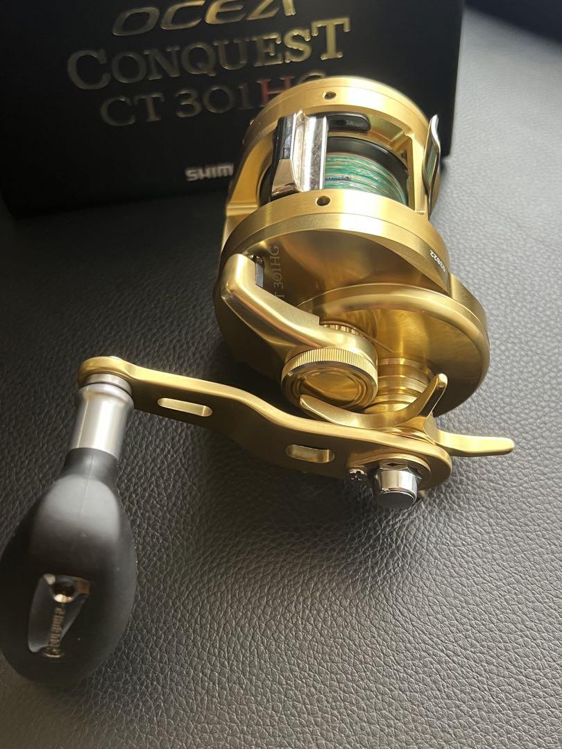 シマノ 18オシアコンクエストCT 301HG （左）