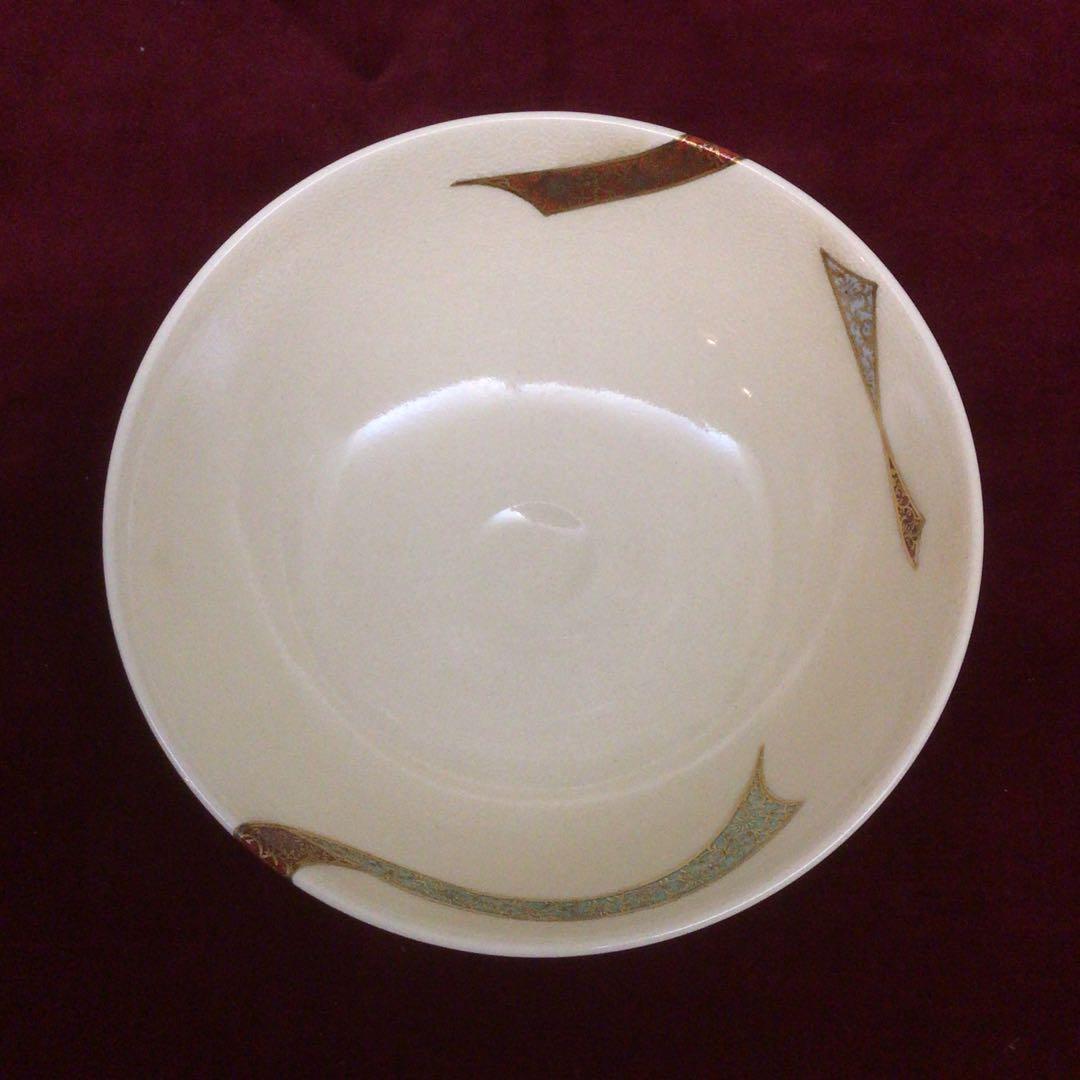 京焼 色絵仁清友禅画茶碗 清閑寺窯 京焼 色絵仁清友禅画茶碗 清閑寺窯