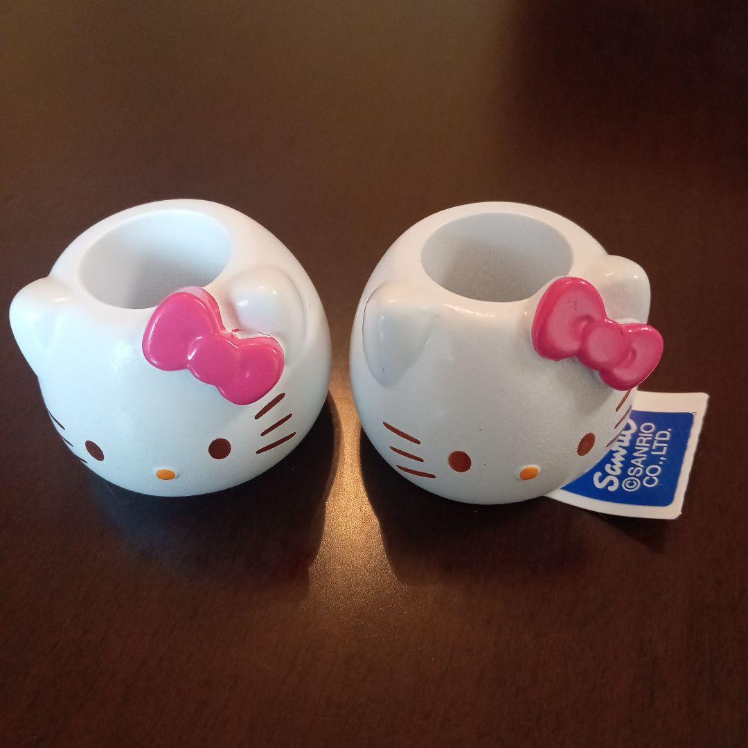 ※非売品 新品未使用※ ハローキティ 砂時計付き歯ブラシスタンド 非売品 新品未使用※ ハローキティ 砂時計付き歯ブラシスタンド