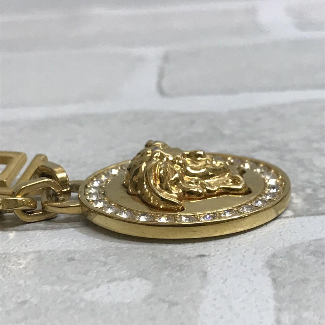 3109.VERSACE ヴェルサーチ メドゥーサ グレカ ネックレス