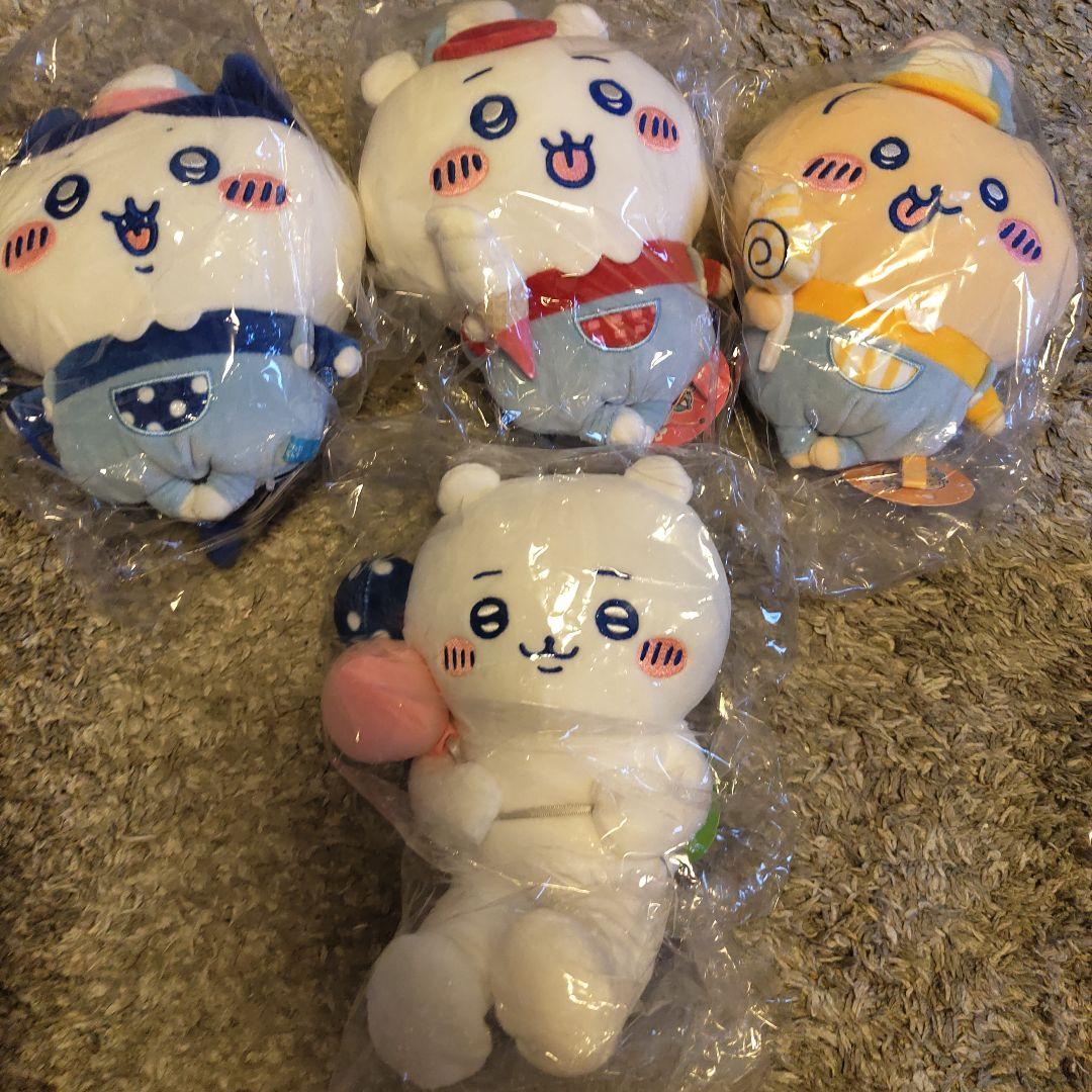 ちいかわ　わくわくゆうえんち　ぬいぐるみセット　ハチワレ　うさぎ　ちいかわ
