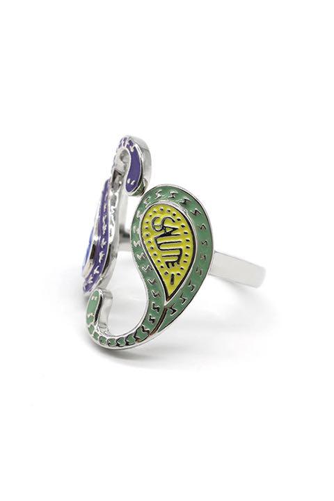 サルーテ SALUTE x EVAE SNAKE PAISELY RING Sn4VR-m65426825673 大人気安い