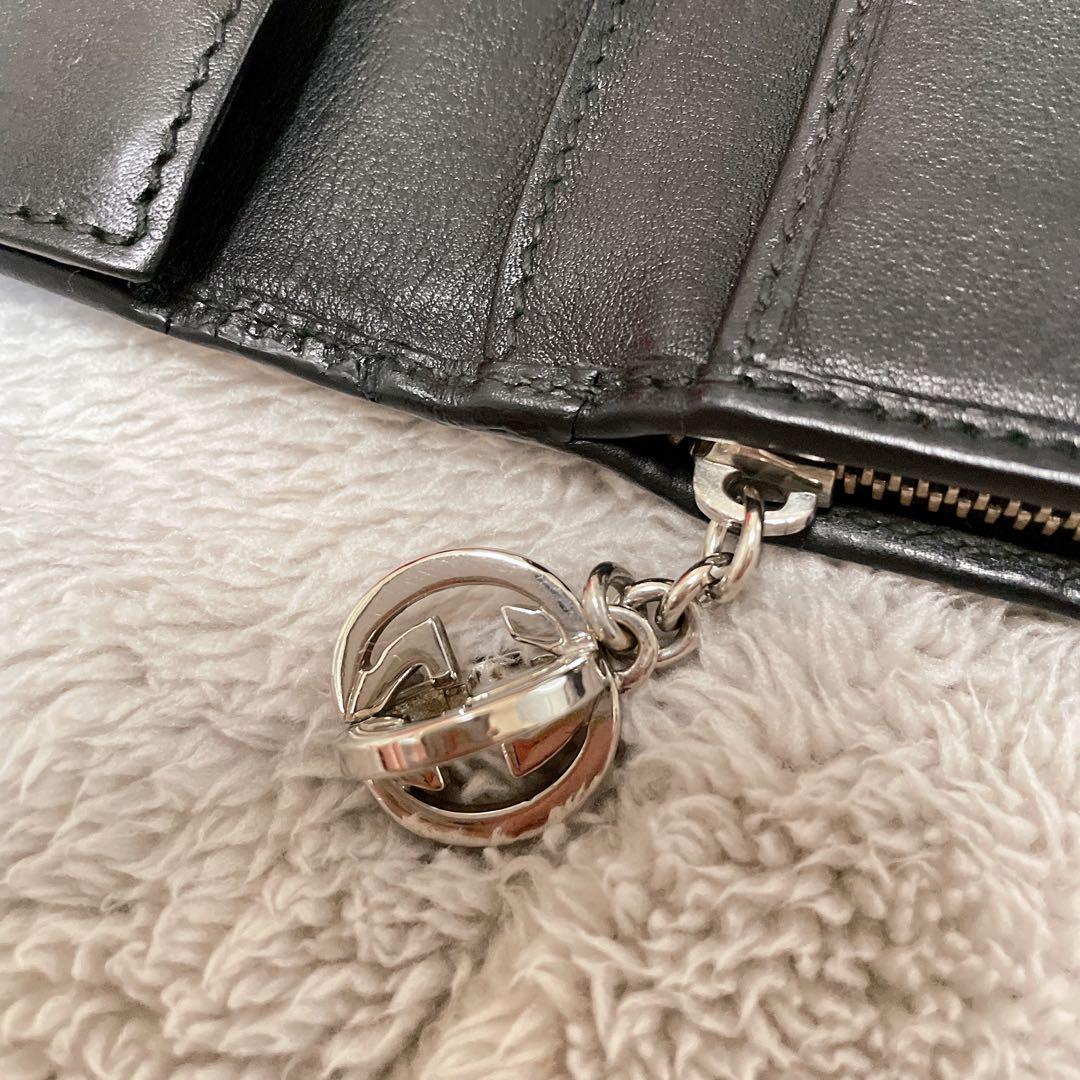 【美品✨】グッチ 長財布 オーガナイザー インターロッキング シボ革 グレー 楽天市場】【財布】GUCCI グッチ インターロッキングG