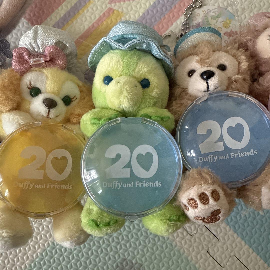 ディズニー ダッフィー 20周年 カラフルハピネス ぬいぐるみ
