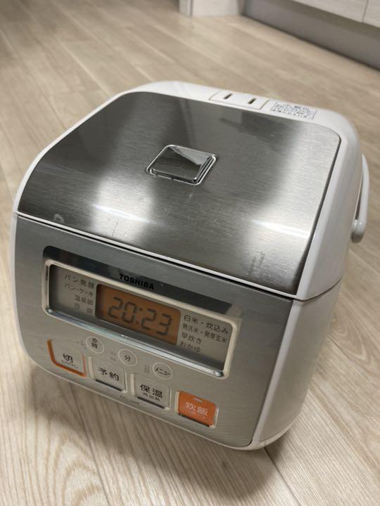 東芝 TOSHIBA RC-5SF(W) 3号炊き炊飯器 - メルカリ 東芝 TOSHIBA RC-5SF(W) 3号炊き炊飯器 - メルカリ