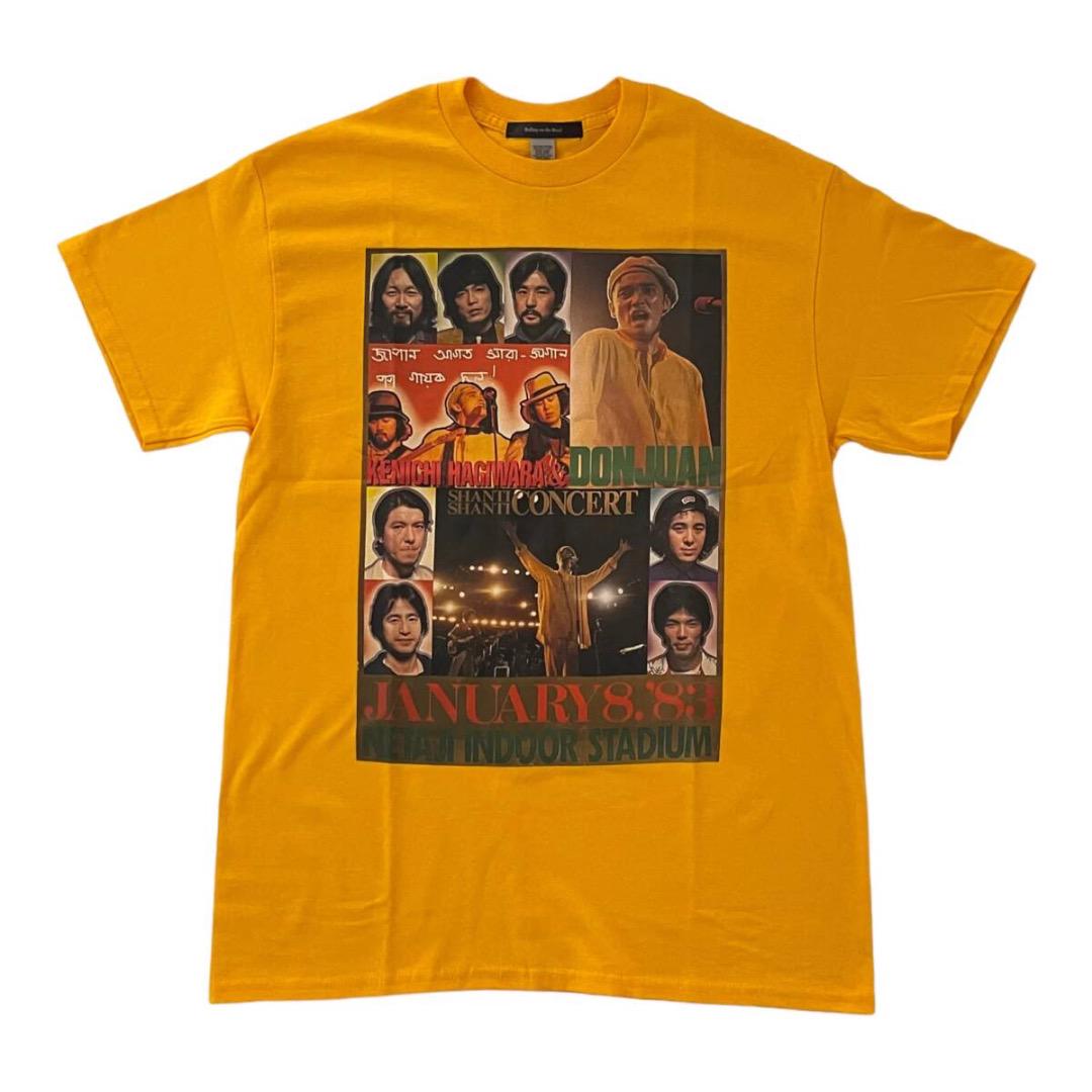 新品 / 萩原健一 / シャンティシャンティ/ イエローVer. Tシャツ XL 8,800円