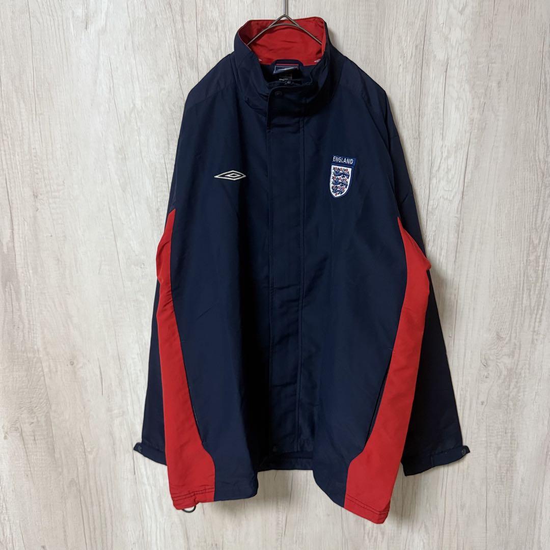 UMBRO 古着 ナイロンジャケット ウィンドブレーカー イングランド代表