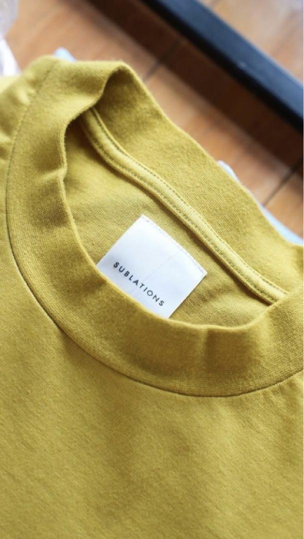 【sublations】SAKURA OILED TEE-SHIRT