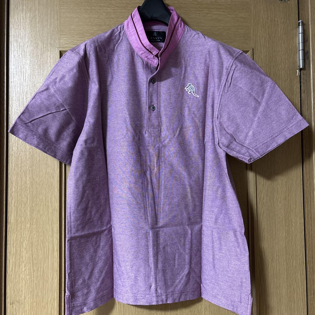 新品未使用品！LANVIN ボタンダウンカラー ポロシャツ 半袖 5,500円