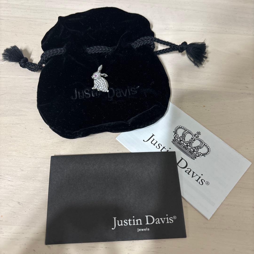 Justin Davis ウサギ ネックレス LUCKY B