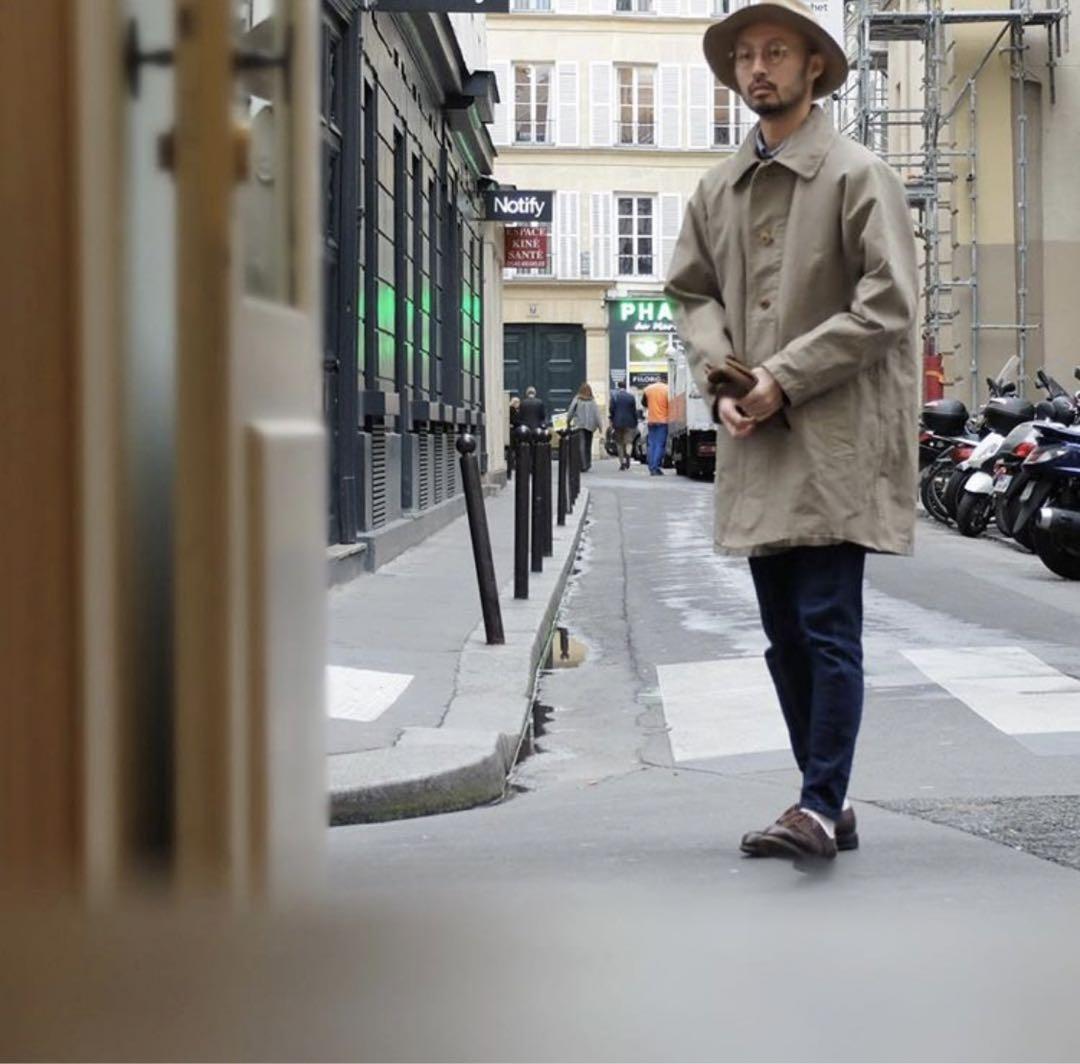 the crooked tailor ラウンドカラーテントラインコート