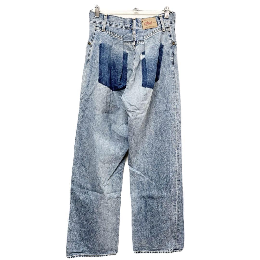 【激安通販 オンラインショップ】 Ungrid 24 ジーンズ リメイクデザインルーズデニム アングリッド パンツ