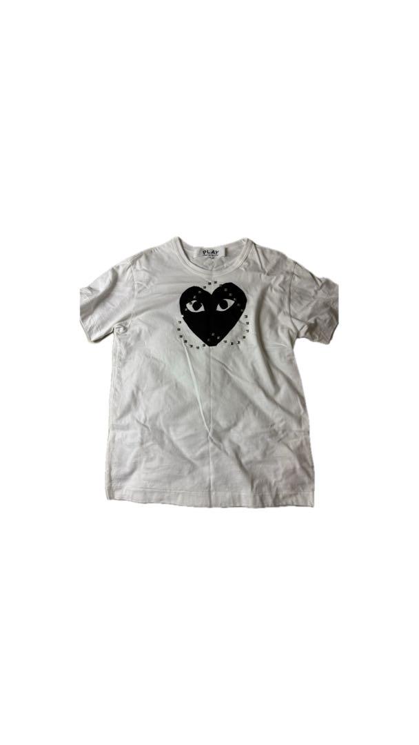 PLAY COMME des GARÇONS M ホワイト Tシャツ