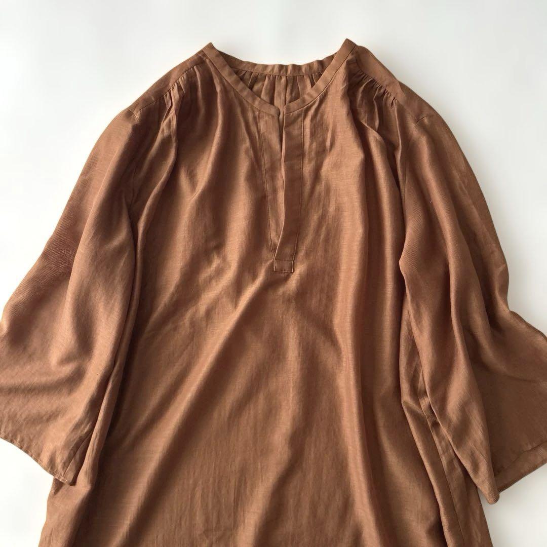 新品✨スピックアンドスパン シアー スキッパー ワンピース