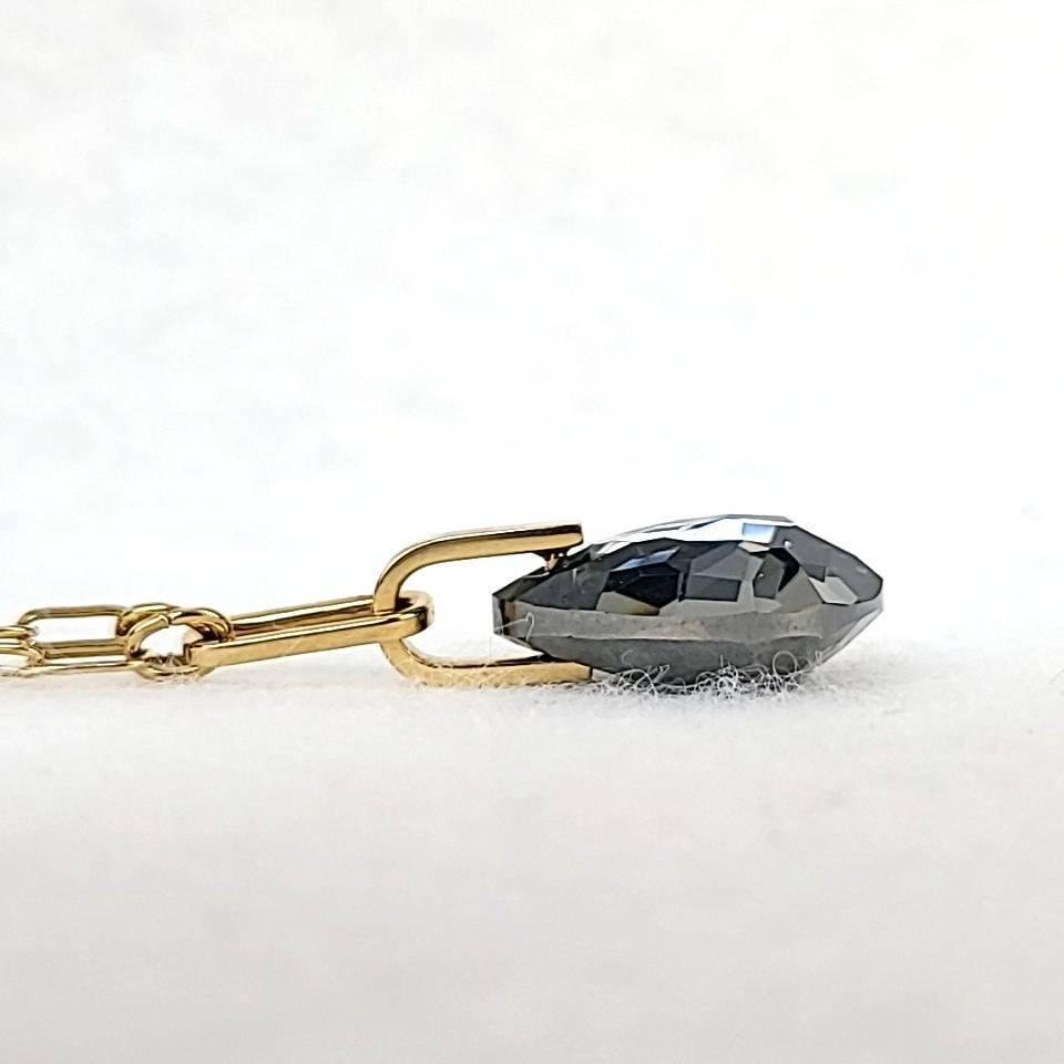 国内外の人気集結！ ◎極上品◎スワロフスキー ティー バー ブレスレット グレー アクセサリー