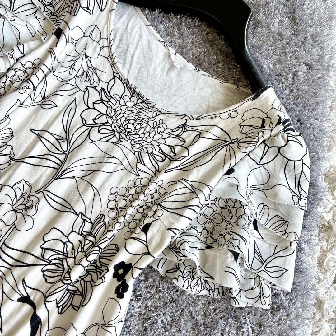美品】大きいサイズ 2XL トゥービーシック 花柄 チュニック