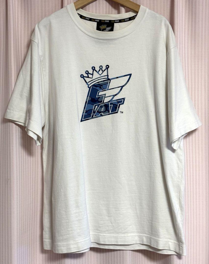 FAT ホワイト Tシャツ FATサイズ - メルカリ