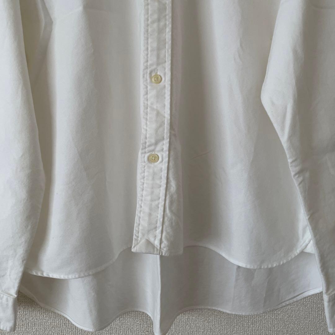 難ありラルフローレンBDシャツ ホワイトL 難ありラルフローレンBDシャツ ホワイトL