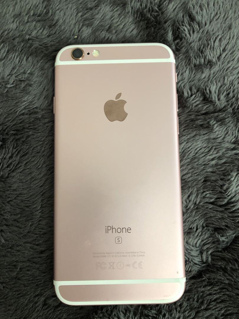 Apple iPhone 6s ローズゴールド ひび割れあり