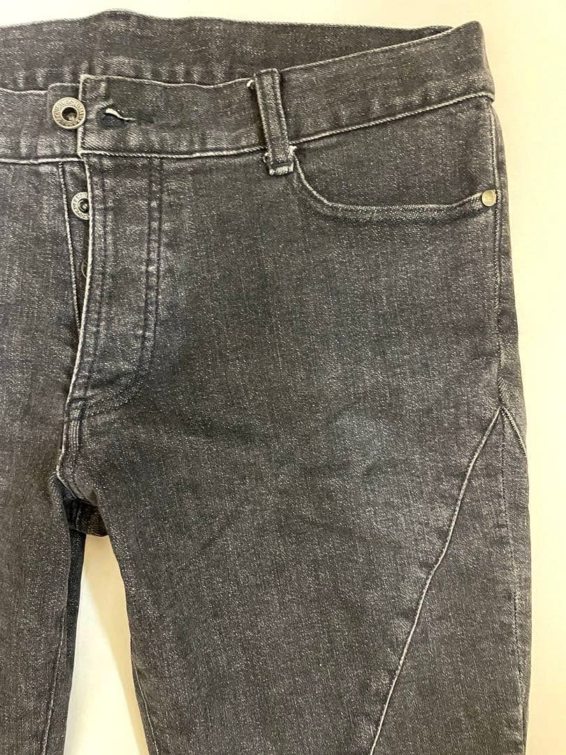 5351プールオム パッチワーク ハイストレッチ ブラックフレアデニムパンツ 5351プールオム パッチワーク ハイストレッチ ブラックフレアデニムパンツ