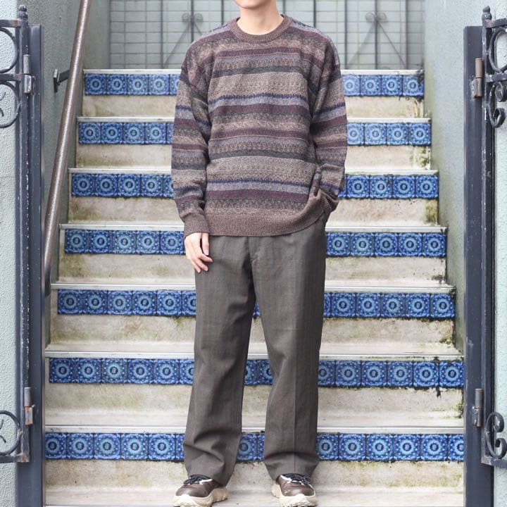 SALE/76%OFF】 vintage レトロ古着 ツーパターン マルチパターン バイ