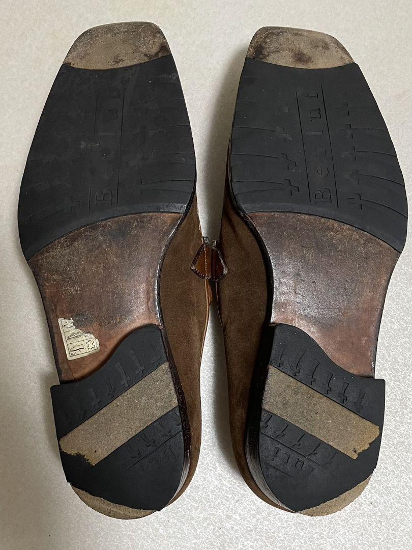 コ*ー様 Berluti ベルルッティ スワールトゥ パテーヌ スエード ローフ