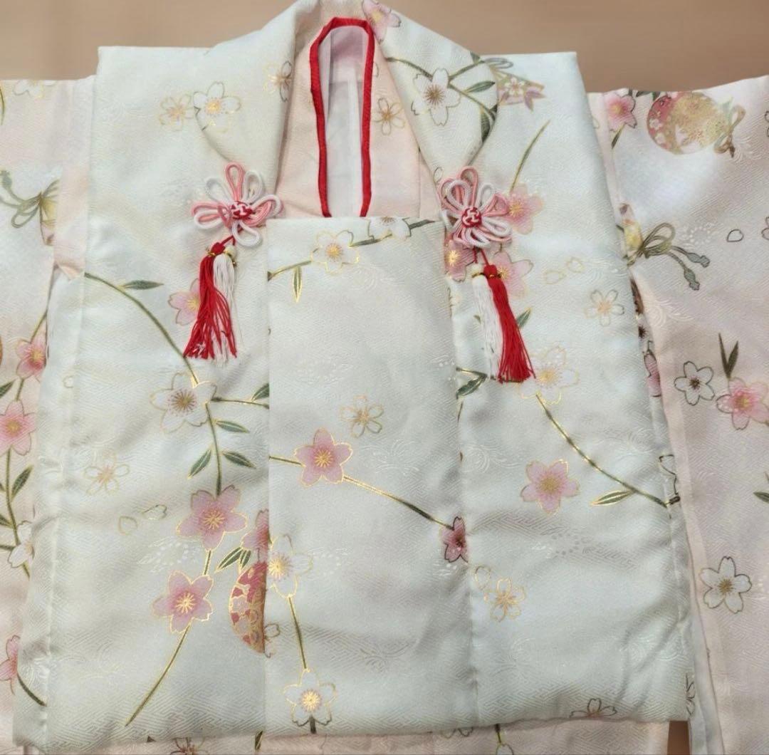 【24時間以内発送】七五三 3歳 女の子 着物 被布 淡桃の恋詩 キョウエツ 【24時間以内発送】七五三 3歳 女の子 着物 被布 淡桃の恋詩 キョウエツ