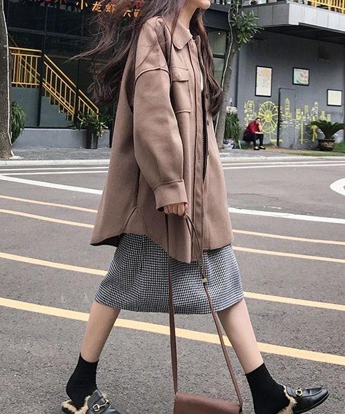 未使用タグ付KOOLAANNA chUcllaビッグシルエットシャツジャケット