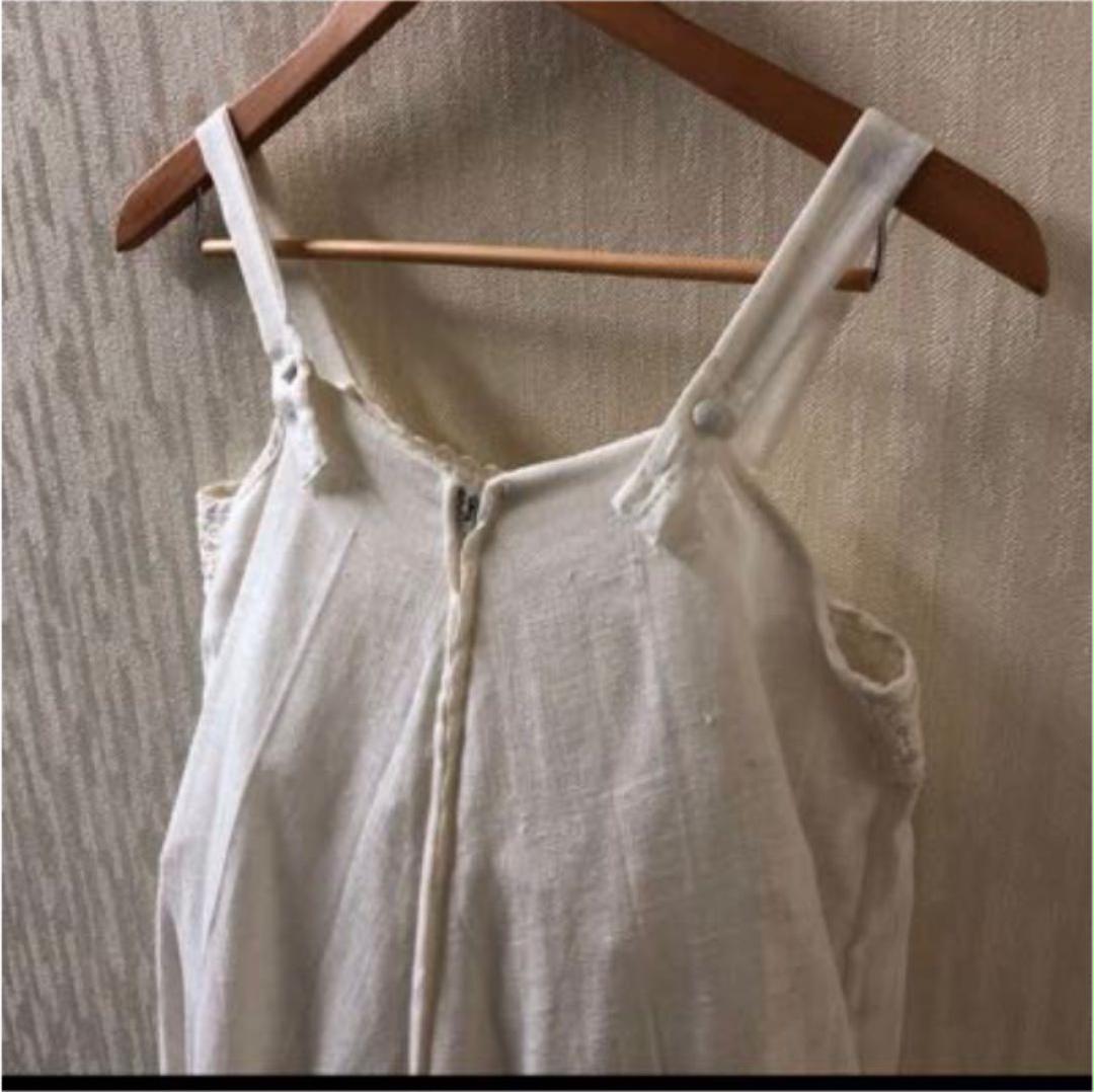 超激安人気 70's~80's Vintage Linen ONE PIECE h7zR4-m65448977879 新作大人気
