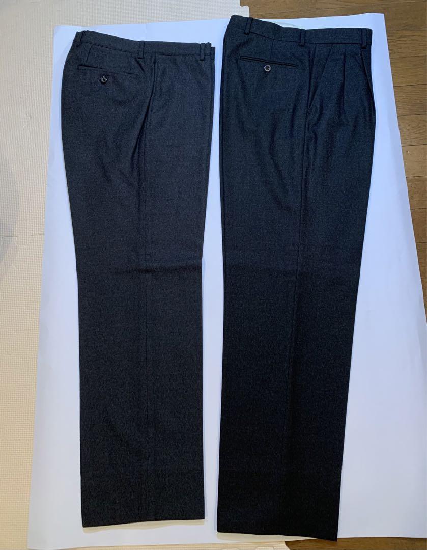 ジルサンダー&エルメス　センタープレスパンツ