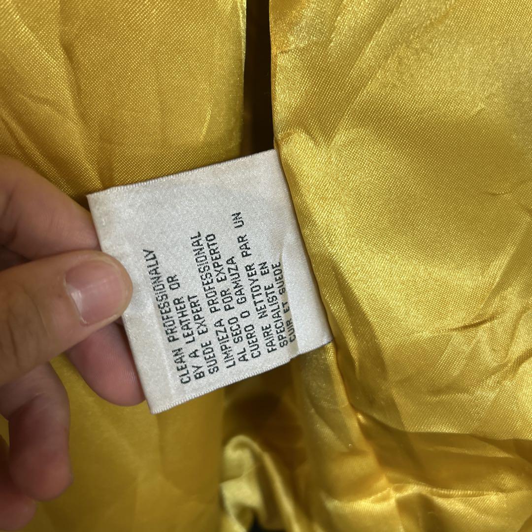 90s古着 NFL グリーンベイパッカーズ レザースタジャン XL