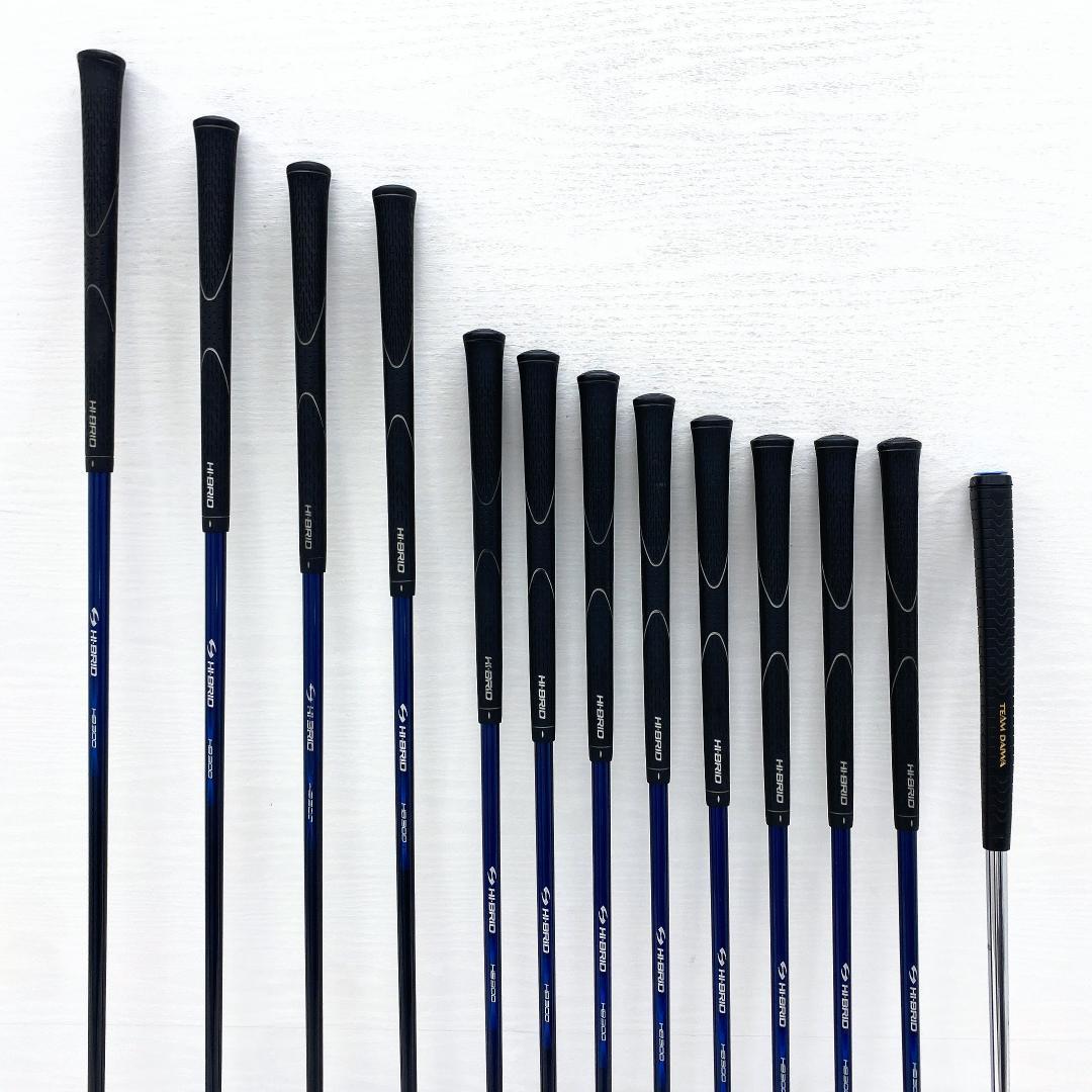【初心者様推奨!!】ハイブリッド メンズ ゴルフクラブ 初心者セット 13本 S