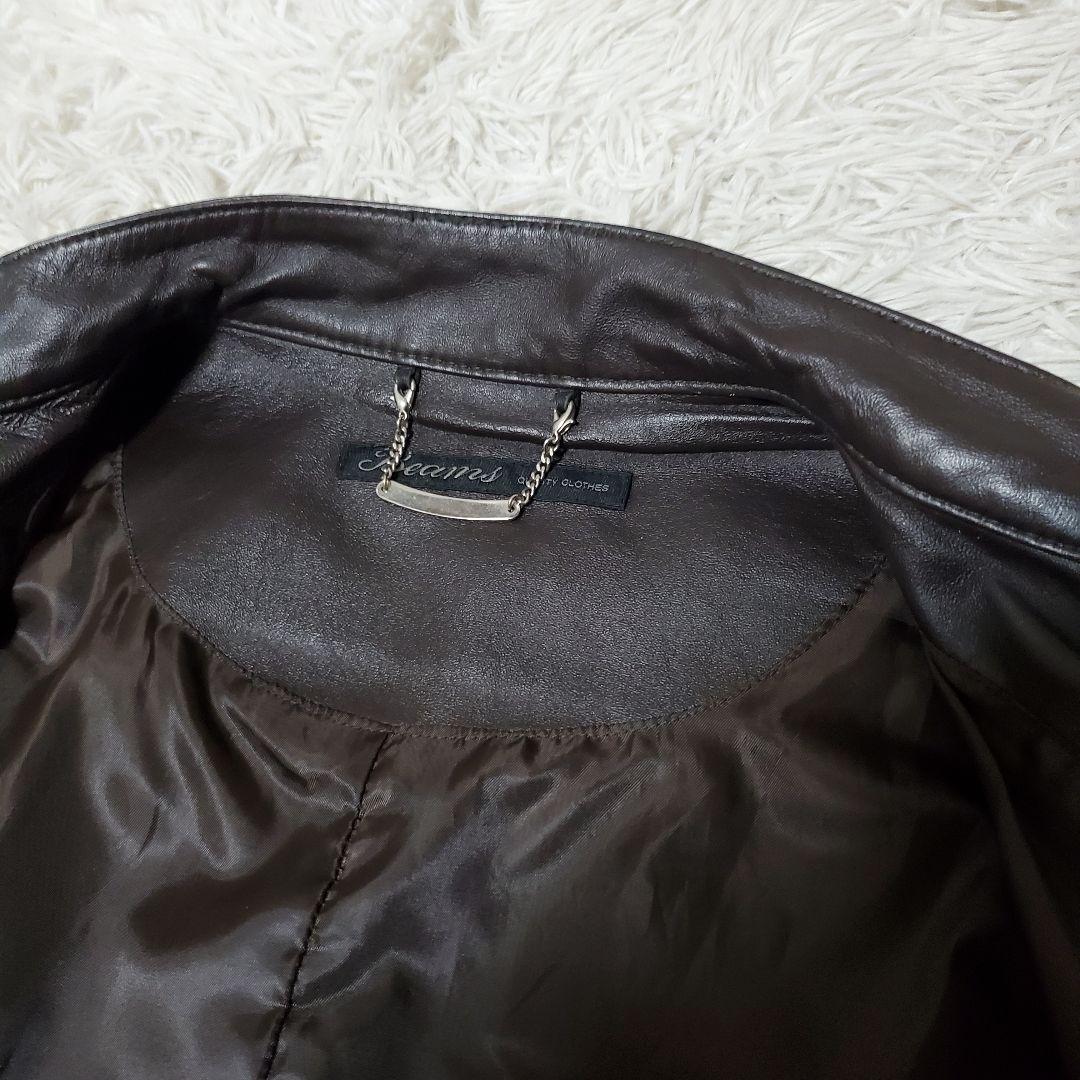 BEAMS ラムレザー