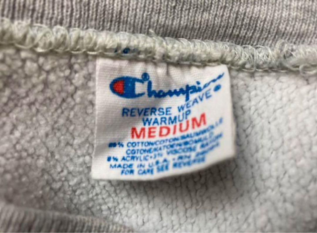 80S　Champion　リバースウィーブ　染み込み　USA製　ヴィンテージ