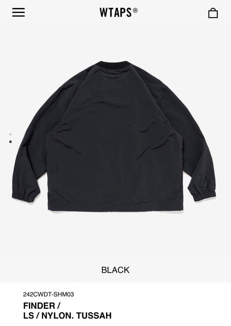 2024 2ND wtaps FINDER / LS /NYLON.TUSSAH 2024 2ND wtaps FINDER / LS /NYLON.TUSSAH