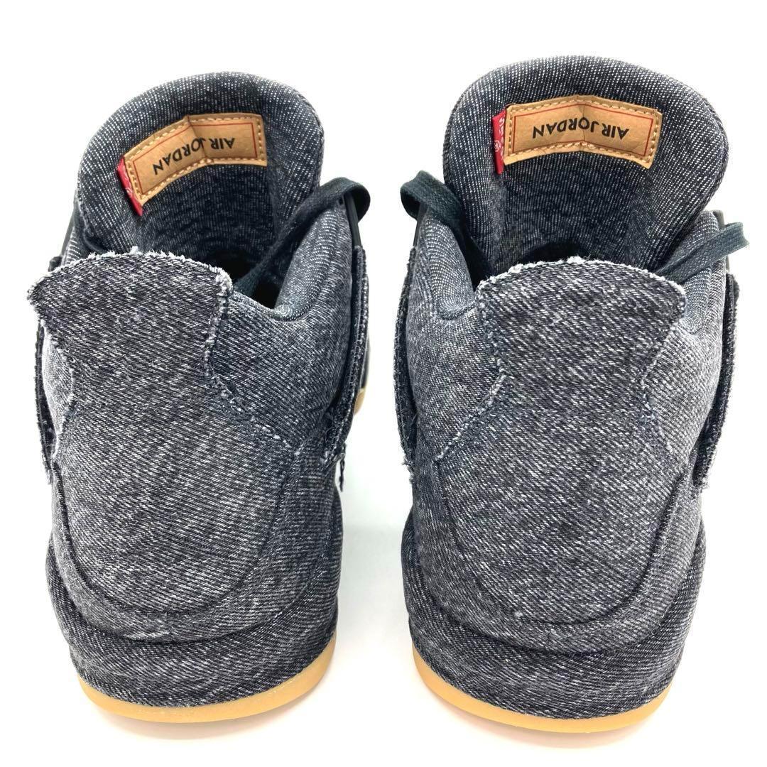 靴 Nike x Levi's Air Jordan 4 \"Black Denim\"