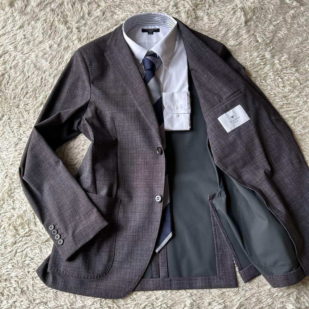「#期間限定」のおすすめ人気ランキング 未使用級TRAIANO ストレッチ素材 テーラードジャケット MILANO ジャケット・アウター