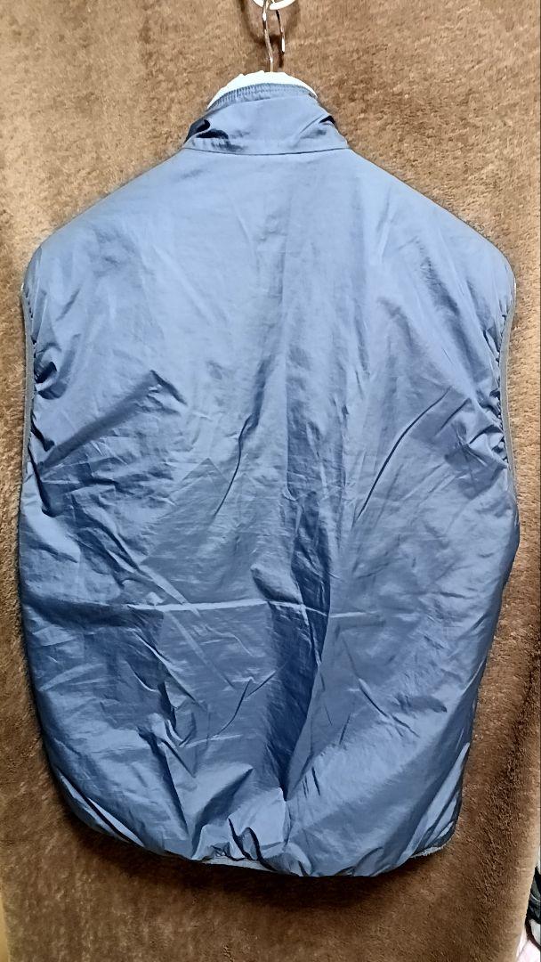 patagonia グレー/ブルー ジップアップベスト patagonia グレー ジップアップベスト Mサイズ トップス