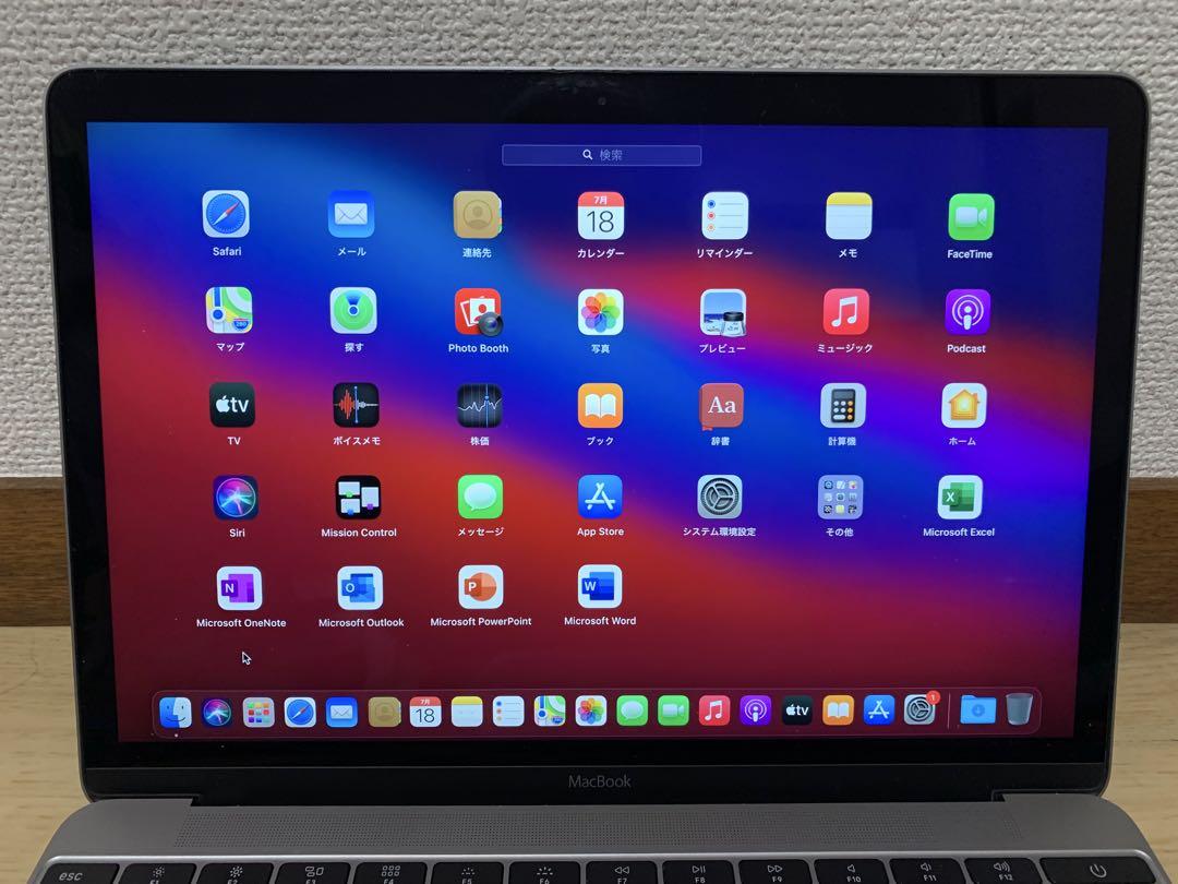 バッテリー新品　MacBook 12インチ 2015 SSD 500GB