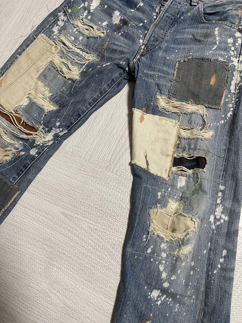 リーバイスLVC ハードウォーン&リペアード55501-0049 Levis