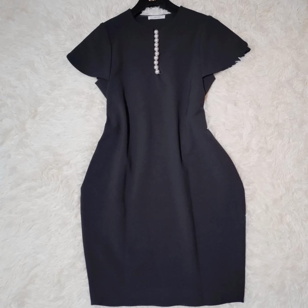 ヨーコチャン YCD-620-645 38 ブラック パール ドレスM YOKOCHAN