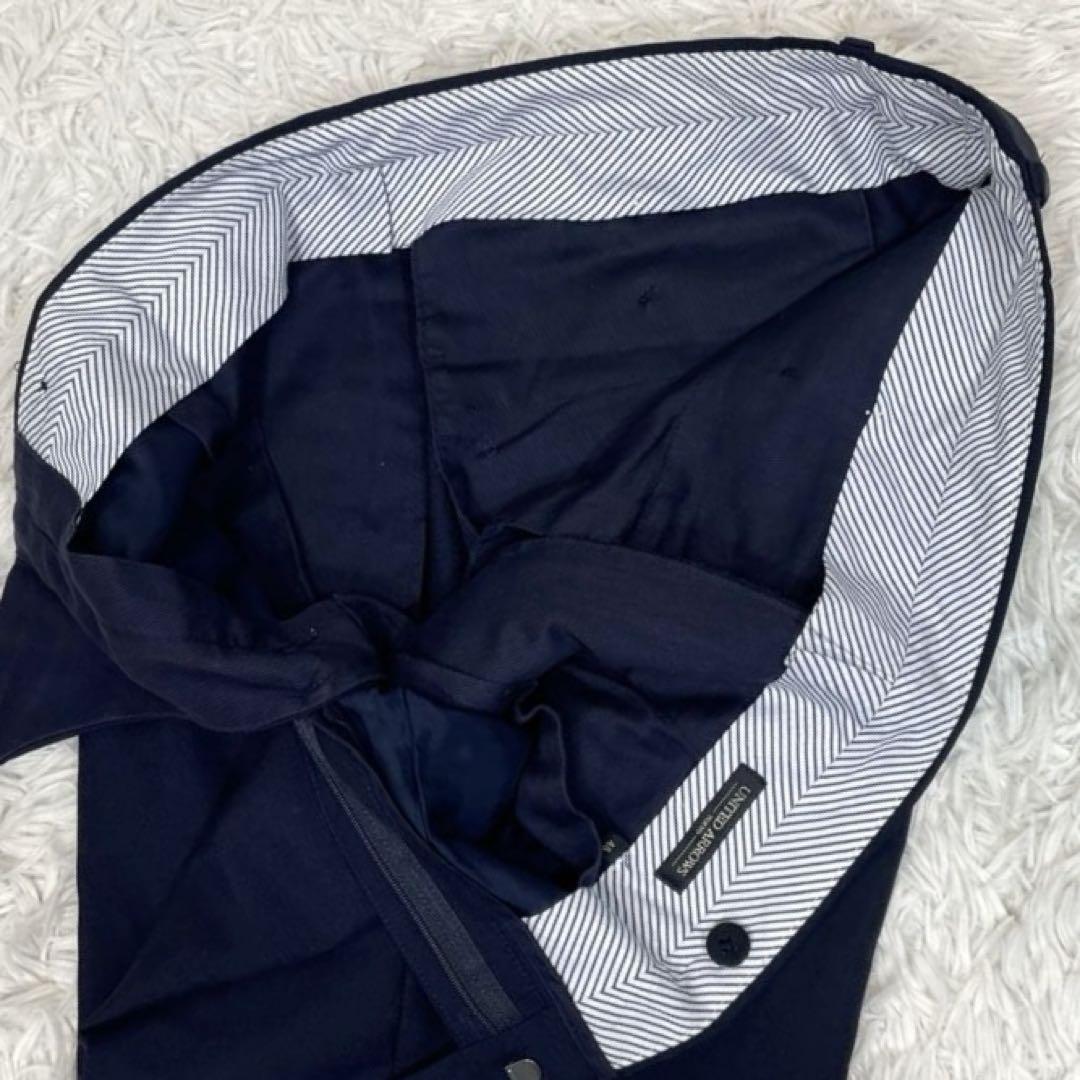 【美品✨高級ライン】ユナイテッドアローズ スーツ セットアップ モヘヤ 紺 L