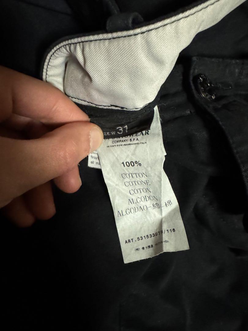 STONE ISLAND ルーズフィット　カーゴパンツ　黒